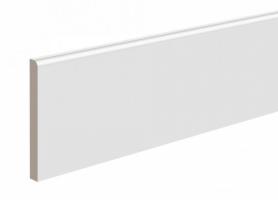 Плинтус ЛДФ под покраску Ultrawood Base 1010 прямой скругленный 2440×100×10