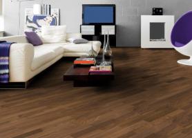 Трехполосная паркетная доска Орех Американский 3-полосный