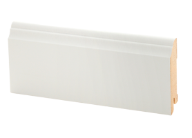 Плинтус напольный МДФ белый К-26 Ликорн 80х16 мм