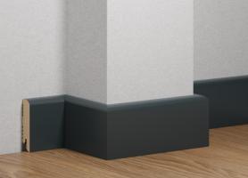 Плинтус напольный МДФ Ликорн К-02 Антрацит 70х16х2050 мм