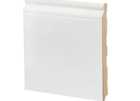 Плинтус напольный МДФ белый К-19 Ликорн 185х16 мм