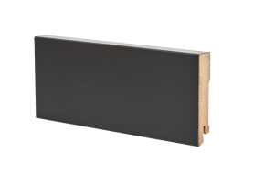 Плинтус напольный МДФ тёмно-серый К-06 Ликорн 80х16 мм