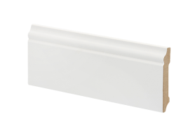 Плинтус напольный МДФ белый К-17 Ликорн 70х12 мм