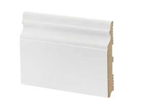 Плинтус напольный МДФ белый К-24 Ликорн 127х16 мм