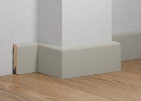 Плинтус напольный МДФ Ликорн К-02 Серый шелк 70х16х2050 мм