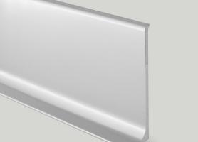 Плинтус алюминиевый Profilpas 90/6TSF полированный глянцевый титан 78111 сапожок 2000×60×10