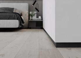 Теневой профиль Ликорн Чёрный  С-08.2.3 алюминиевый со световым каналом 2050х60х13,3мм