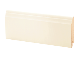Плинтус напольный МДФ кремовый К-26 Ликорн 80х16 мм
