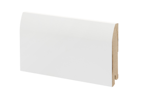 Плинтус напольный МДФ белый К-20 Ликорн 100х16 мм