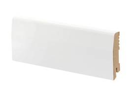 Плинтус напольный МДФ белый К-12 Ликорн 70х16 мм