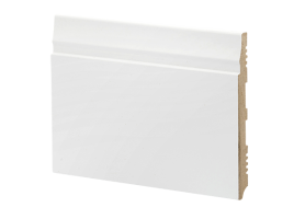 Плинтус напольный МДФ белый К-23 Ликорн 133х12 мм