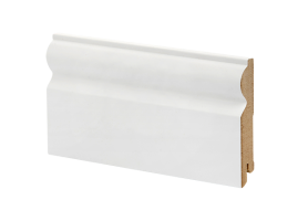 Плинтус напольный МДФ белый К-09 Ликорн 97х16 мм