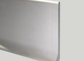 Плинтус алюминиевый Modern Decor анодированный серебро матовое 156 сапожок 2950×80×10