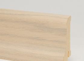 Плинтус деревянный Pedross дуб без покрытия сапожок 2500×40×22