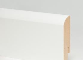 Плинтус МДФ ламинированный TeckWood белый прямой матовый 2150×70×16
