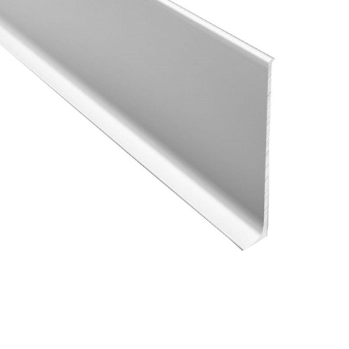 Плинтус алюминиевый Diele ПЛ80 серебро люкс сапожок 2500×78,5×11,2