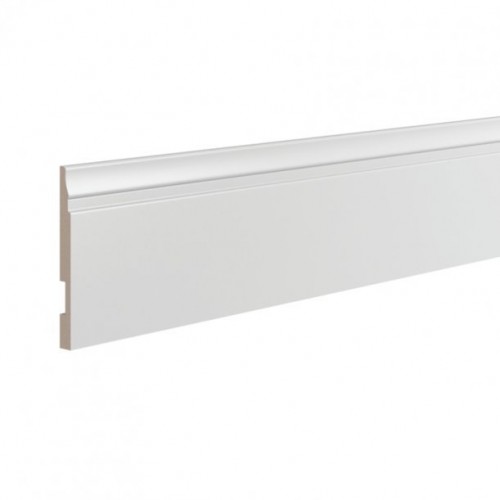 Плинтус ЛДФ под покраску Ultrawood Base 5214 фигурный 2440×133×12