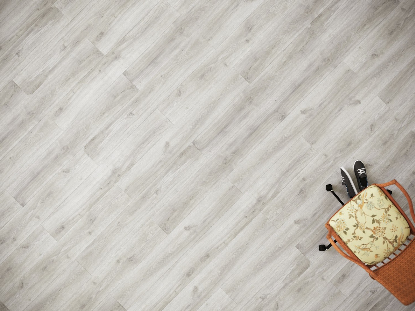Виниловый пол FineFloor клеевой Wood Дуб Верона FF-1474 1320×196×2,5